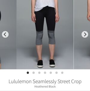Lululemon Seamless Street Crop